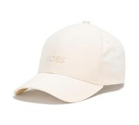 BOSS Women's Big Logo Cotton Twill Cap Baseball Cap, Deep Ivory, One Size