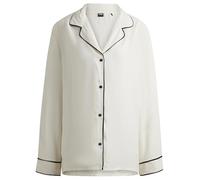 BOSS Women's Brenda_Shirt Pyjama Longsleeve, Open White118,