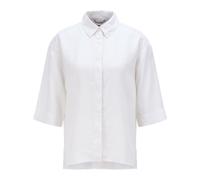 Boss Womens C_Bilina Blouse in White Cotton - Size 6 UK