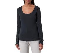 BOSS Women's C_Edeline Jersey Top, 006Black, L