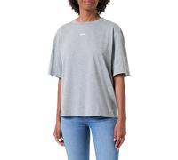 BOSS Women's C_Enis_Small_Logo Jersey, Silver41, S