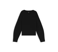 BOSS Women's C_fenne Knitted_Sweater, Black, L