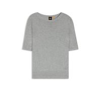 BOSS Women's C_fiaffusa Knitted_Sweater, 041silver, XS