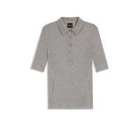 BOSS Women's C_fugano Knitted_Sweater, 041silver, M