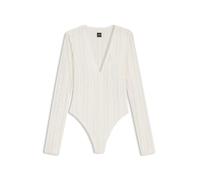 BOSS Women's C_ikylia Blouse, 118open white, S