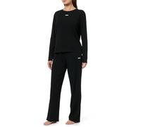 BOSS Women's Ci_Long Set Cn 10257812 01 Pajama, Black, XS