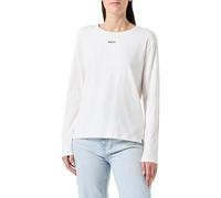 BOSS Women's CI_LS-Shirt Pyjama Longsleeve, Open White119, L