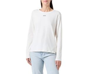 BOSS Women's CI_LS-Shirt Pyjama Longsleeve, Open White119, XL