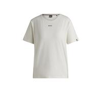 BOSS Women's CI Pyjama T Shirt, Open White119, XXL