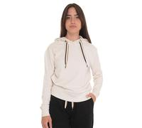 BOSS Women's CP Stripe_Hoodie Loungew Sweatshirt, Open White118, L