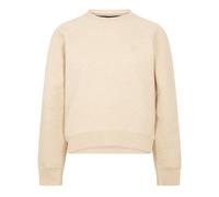 Boss Womens Crew Neck Raglan Sleeve Sweatshirt in Open White - Size 14 UK