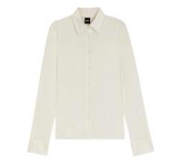 BOSS Women's Extra Slim Cotton Jersey Shirt Bronta Tuesday 50543691 Cream