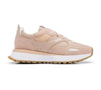 Boss Womens Jonah Runn Lace Up Low Top Sneakers in Light Beige - Size UK 3