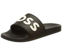 BOSS Women's Kirk_Slid_rblg Slide, Black1, 5 UK