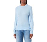 BOSS Women's Knitted Sweater, Light/Pastel Blue, S, Light/Pastel Blue, S