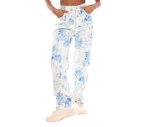 Boss Womens/Ladies Cropped Leather Patch Straight Jeans / N/A N/A GT4809