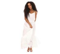 Boss Womens/Ladies Dembaya Maxi Dress - White - White - 6 UK