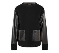 Boss Womens/Ladies Fanalian Faux Leather Sweatshirt GT31825