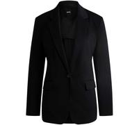 Boss Womens/Ladies Jersey Relaxed Fit Blazer6 UK Black GT52043