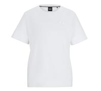 Boss Womens/Ladies Monogram Embroidered T-Shirt - White - 14 UK - White