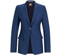 Boss Womens/Ladies Single-Breasted Slim Blazer4 UK Blue GT43658