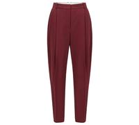 Boss Womens/Ladies Tedah Plain Trousers - Red - 4 UK - Red - 98% Virgin Wool/2% Elastane