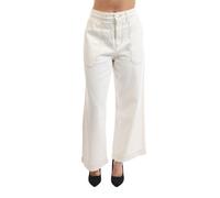 Boss Womens Marlene High Rise Jeans - Natural - 30R - Natural - 91% Cotton/9% Hemp