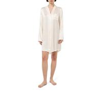 BOSS Women's Monogram_Sleep Shirt Night Dress, Open White118, M