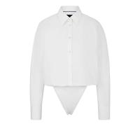 Boss Womens Naomi X Cotton Bodysuit - White - White - 10 UK