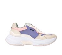 Boss Womens Noa Chunky Running Trainers in Purple Leather - Size UK 4
