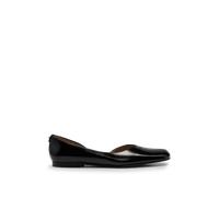 Boss Womens Rose Ballerina Shoes in Black Leather (archived) - Size UK 6