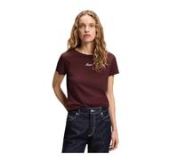 BOSS Women's T-Shirt, Dark Brown 204, S