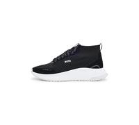 BOSS Women's TTNM EVO_Slon_kn Sneaker, Black, 10 UK
