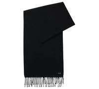 BOSS Italian-made scarf in wool twill - Style Zesy_35*180, 50517216 Black pcs.