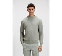 BOSS Wool-blend rollneck sweater with embroidered logo - Style Avac_M, 50501761 Light Beige XXL