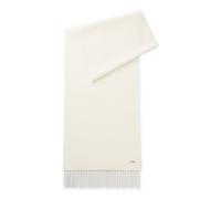 BOSS Wool woven scarf with logo rivet - Style Zesy_35*180, 50517216 Natural pcs.