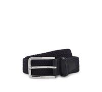 BOSS Mens Clorio Sz30 Woven belt with leather facings