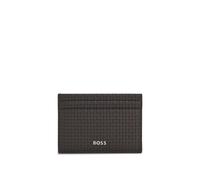 BOSS Woven-pattern wallet - Style Northon_W_Card L, 50578942 Dark Brown pcs.