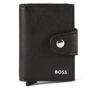Boss Zair Credit card case Leather 7 cm black
