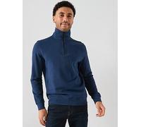 BOSS Zetrust Mens 1/4 Zip Sweatshirt, Blue, Size Xl, Men Blue
