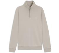BOSS ZETRUST QUARTER-ZIP COTTON-TERRY TRACK TOP