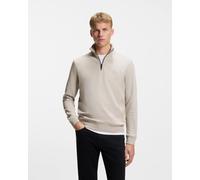 BOSS Mens Quarter Zip Zetrust Sweatshirt - Colour: 070 Open Grey - Size: Large