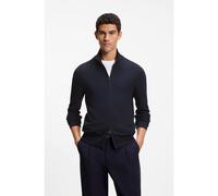 BOSS Zip-up cotton sweater - Style H-Loretti, 50565500 Dark Blue M