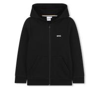Boss - Zip-up Hooded Sweatshirt - Black - Boy - 6 Years