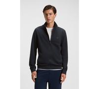 BOSS Zip-up jacket in cotton terry with logo badge - Style Zestart, 50511709 Dark Blue XXL