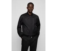 BOSS Zip-up jacket in virgin-wool serge - Style H-Hanry-BMB-B1, 50474269 Black 50R