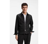 BOSS Zip-up jacket in virgin wool - Style C-Carper-Zip-253, 50569355 Black 40R
