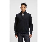 BOSS Zip-up sweatshirt in mercerised stretch-cotton piqué - Style H-Shepherd 100, 50532755 Dark Blue XL
