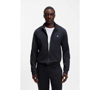 BOSS Zip-up sweatshirt with Double-B-monogram badge - Style C-Siza 01, 50523916 Dark Blue XXXL
