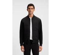 BOSS Zip-up sweatshirt with padded front - Style H-Skiles 100, 50532767 Black M